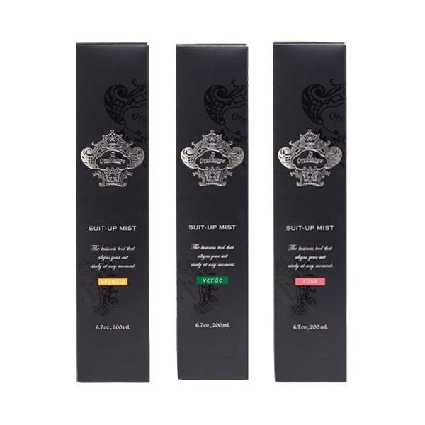 スーツアップミスト6種の香りから選べる3本セット　arancia・verde・rosa【オロビアンコ】Orobianco 【送料】600円【容量】200mL 【サイズ（mm）】W45×H215×D45消臭成分のカキタンニン、ローズクリーンが...