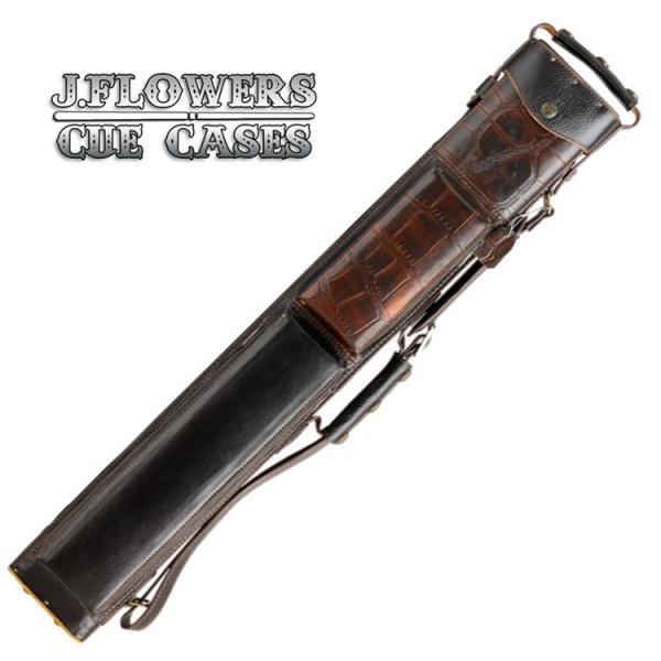 J.Flowers jf7-35 クロコダイル型押し本革キューケース