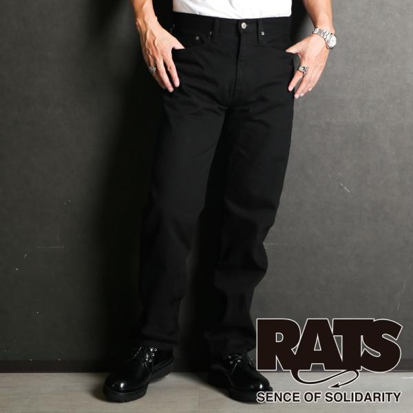 RATS（ラッツ） 【RATS/ラッツ】BLACK DENIM PANTS / ストレート