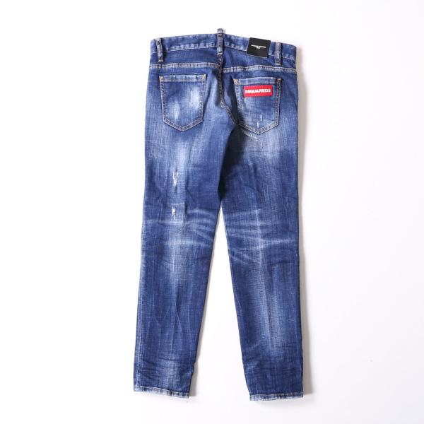 DSQUARED2 ダメージクロップドジーンズ DSQUARED2 【国内正規品】【DSQUARED2/ディースクエアード