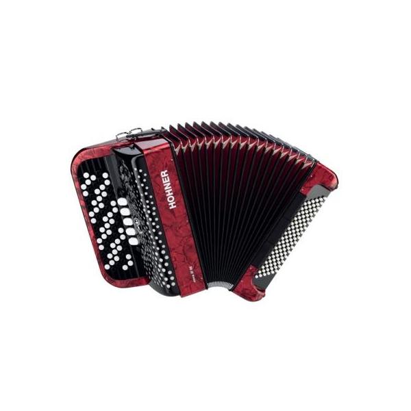送料無料) HOHNER (ホーナー) Nova III 96 Red(赤) アコーディオン