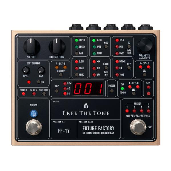 (送料無料)   FREE THE TONE フリーザトーン FF-1Y ディレイ FUTURE FACTORY
