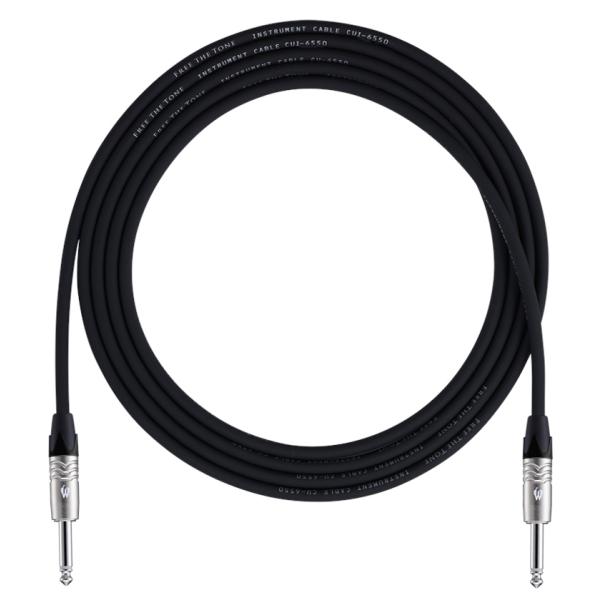 FREE THE TONE フリーザトーン CUI-6550LNG 3.0m S/S ロングタイププラグ INSTRUMENT CABLE シールド/ケーブル (3m)