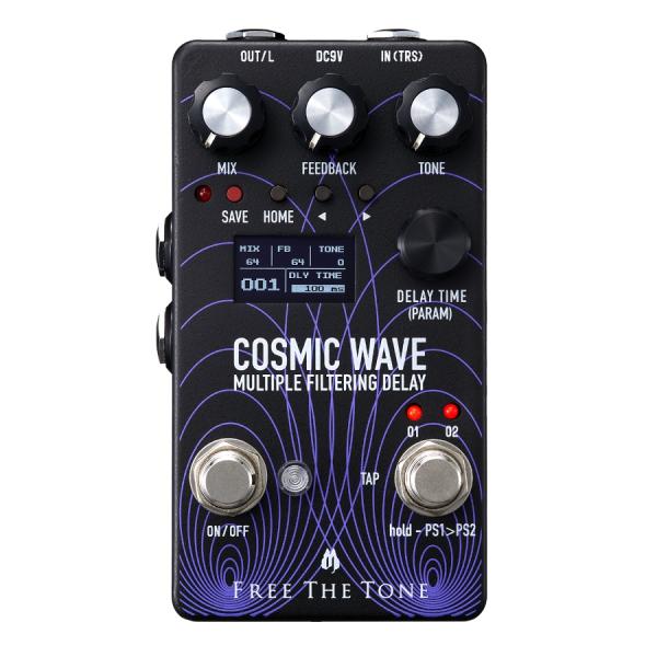 (即納可能＆送料無料)(新製品)   FREE THE TONE フリーザトーン CW-1Y COSMIC WAVE MULTIPLE FILTERING DELAY エフェクター(ディレイ)