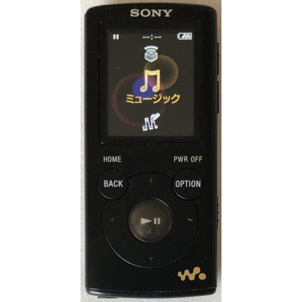 SONY Walkman（ソニーウォークマン）Eシリーズ、NW-E052（2GB）ブラック :nw-e052-black-01:Centro