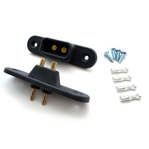 集中ロックのない車両のスライドドアに必要な接点です。