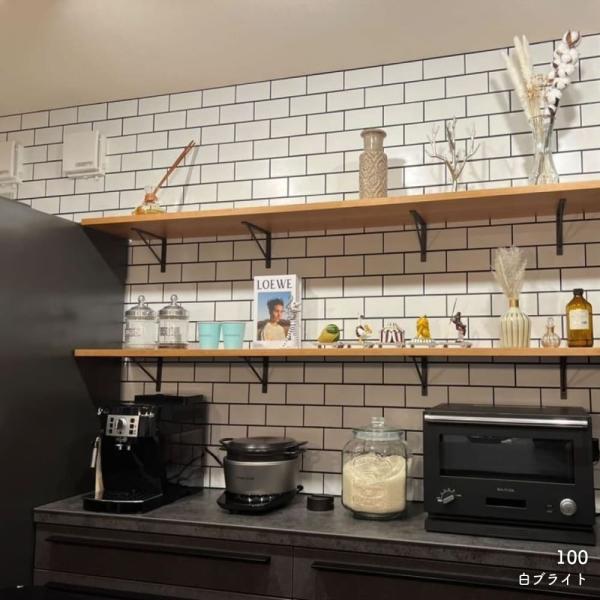 ���� �^�C�� �T�u�E�F�C�^�C��  �L�b�`���^�C�� 147�~72mm DIY�^�C�� �{�[�_�[�^�C�� SUBWAYTILE DIY �Z���R�A (�R�A�X���[�N �S�F �P�[�X�̔�) ���i�摜4
