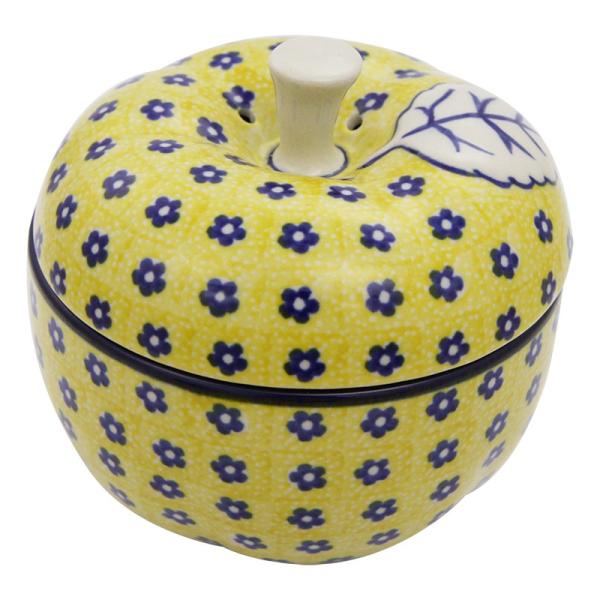 ツェラミカ リンゴポット ボウル 新品☻ ポーリッシュポタリー Ceramika Artystyzna ポーリッシュポタリー リンゴポット No.242