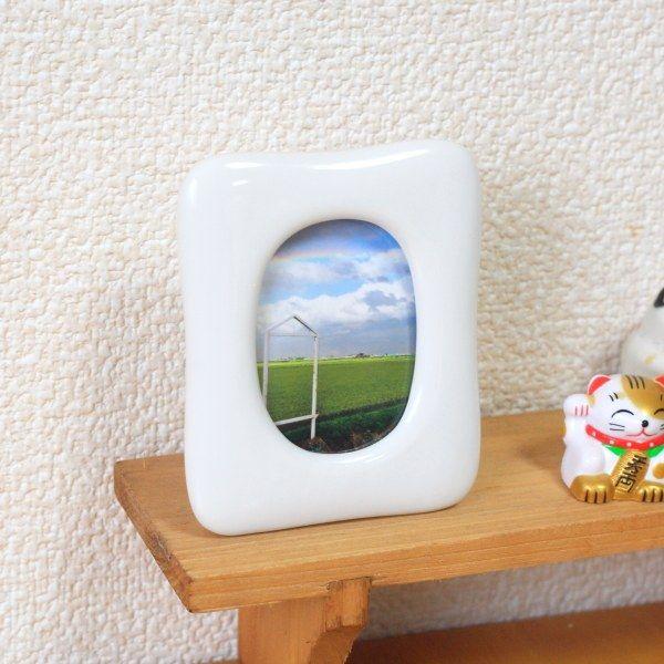 シンプル陶器製角丸写真立て Mサイズ デジタルもいいけど 写真たて 陶器製 アルバム インテリア フォトフレーム 国産 瀬戸焼 A 0165 セラポッケ かわいい陶器のお店 通販 Yahoo ショッピング