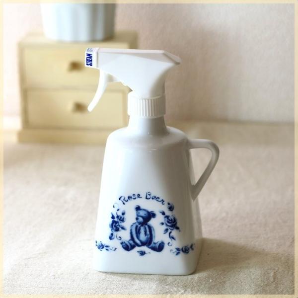ローズベアー 陶器製スプレーボトル オシャレなインテリアに 霧吹き