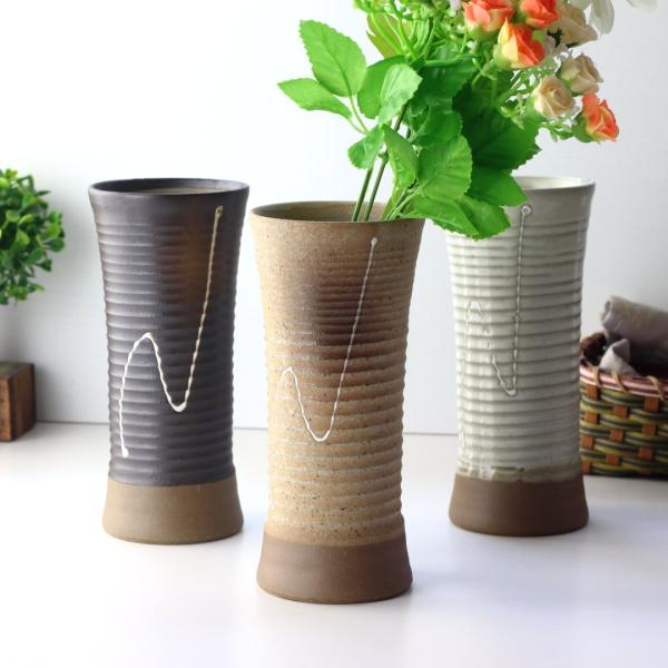 笠間焼 陶器製 茶色 花瓶 木箱付き 78 笠間焼 磯秀和作 共箱付き｜Yahoo!フリマ（旧PayPayフリマ）