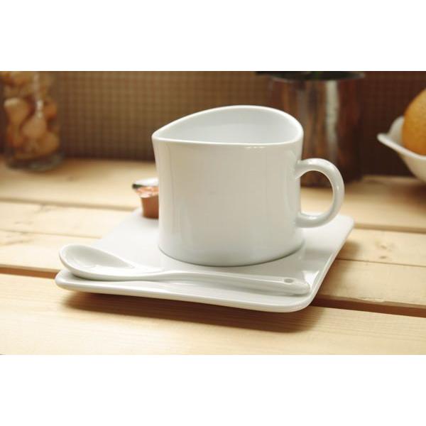 スタイリッシュなカップ&ソーサー スプーン付き カフェさんオススメ 下