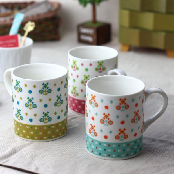 クリル マグカップ 300ml 白 ホワイト 緑 グリーン 紫 パープル 茶色