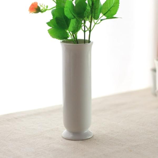 花瓶 ストレート 陶器製 白 シンプル おしゃれ オシャレ かわいい 大きな 花びん 花器 花束 一輪指し フラワーベース 国産 美濃焼の通販詳細 花瓶 陶器 通販