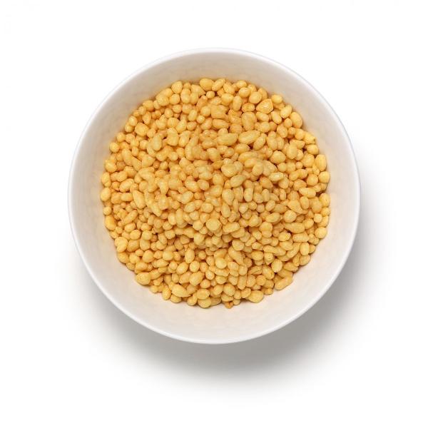 【名称】コーンパフ【原材料名】コーングリッツ（国内製造）、でん粉、砂糖／膨張剤【内容量】１ｋｇ【賞味期限】別途商品ラベルに記載【保存方法】直射日光・高温多湿を避け、常温（15±10℃）の冷暗所で保管してください。※開封後はお早めにご利用くだ...