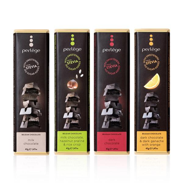 perlege(ペルレージュ) ステビア ダークチョコ 42g×15個セット perlege