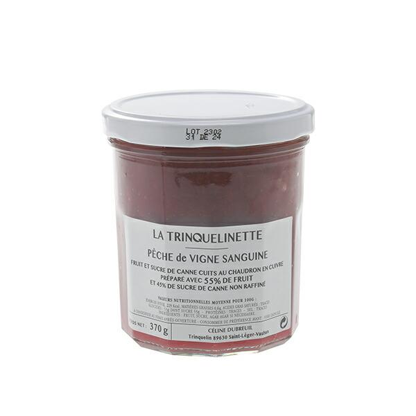 LA TRINQUELINETTE ラ・トランクリネット ペッシュ・ド・ヴィーニュ（葡萄畑の桃） コンフィチュール 370g［常温/全温度帯可］【3〜