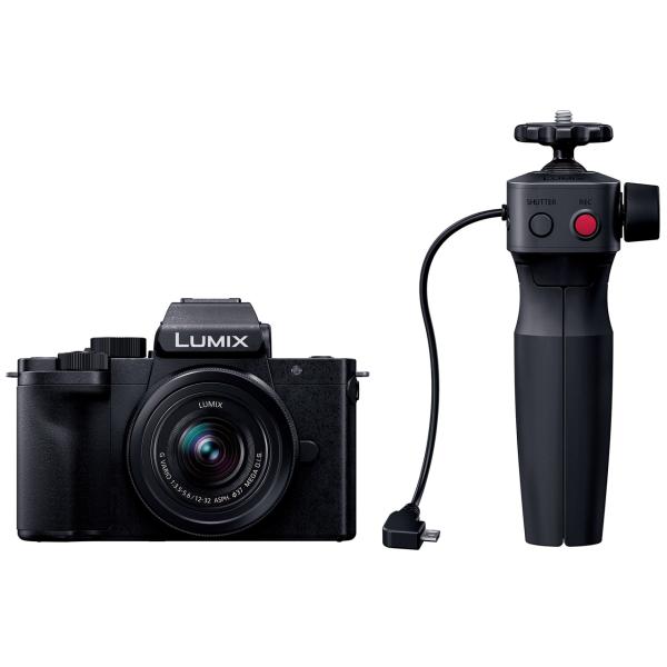 他サイト： パナソニック(Panasonic) デジタル一眼カメラ   LUMIX DC-G100V 標準ズームレンズキット(トライポッドグリップ付き)新品・即納の商品画像
