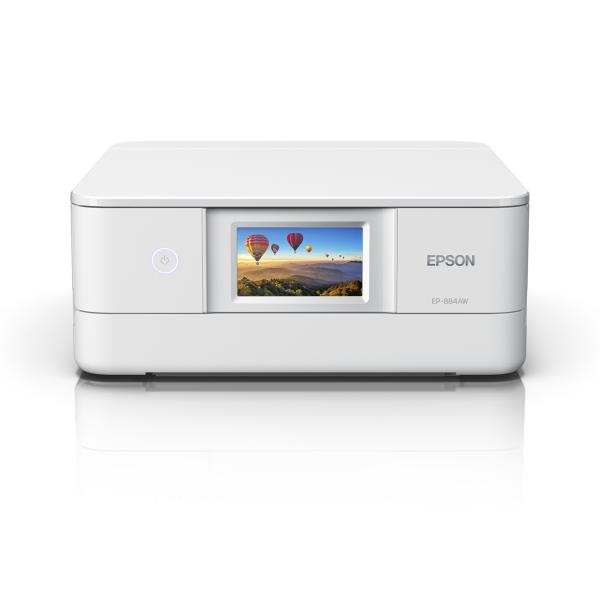 エプソン EPSON  プリンター A4インクジェット複合機 カラリオ EP-884AW ホワイト(白)