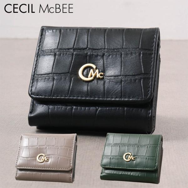 CECIL McBEE（セシルマクビー） 財布 三つ折り財布 レディース 口金