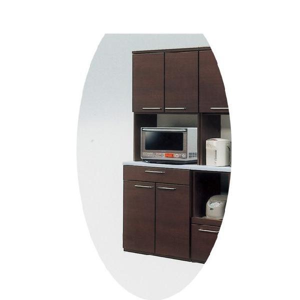 レンジ台 レンジボード 食器棚 人気 80cm幅 おしゃれ アウトレット価格 80オープン ダークブラウン ミント Lin Minto 002 Cestlavie 通販 Yahoo ショッピング