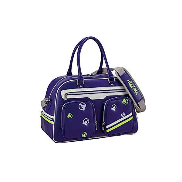 Honma メンズバッグ レディース ボストンバッグ 本間ゴルフ ボストンバッグ ボストンバッグ Cfj ボストンバッグ モグラストライプ Shop パープル 6707