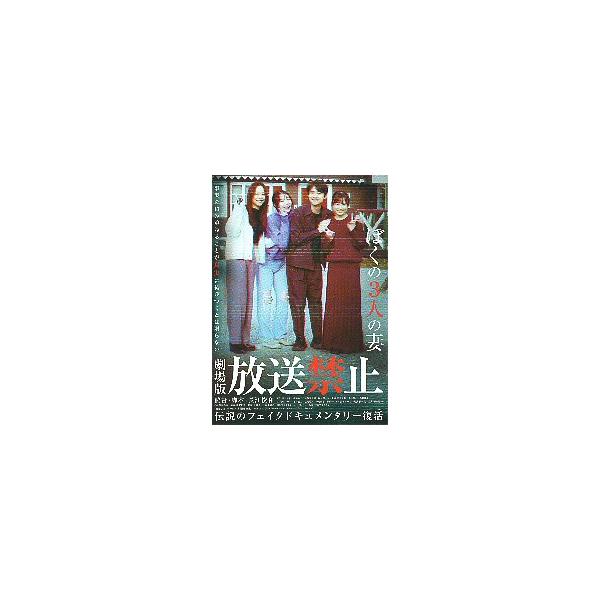 映画チラシ／ 放送禁止 ぼくの3人の妻 （長江俊和監督）