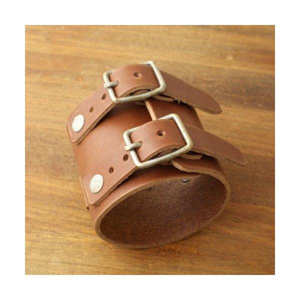 gbb custom leather JD Cuff Bracelet LIMITED BROWN : CG-STORE