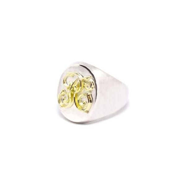 Peanuts＆Co. SIGNET RING S/K18×Silver PEANUTS＆CO Peanuts＆Co. SIGNET RING S/K18×Silver : CG-STORE