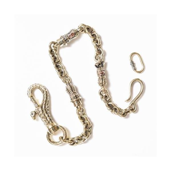 PEANUTS＆CO Peanuts&Co. 3 PEANUTS WALLET CHAIN （brass） : CG