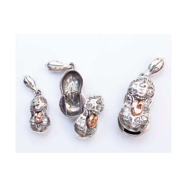 PEANUTS＆CO Peanuts＆Co. BERO TATOO PEANUTS silver ×K10PGold Msize