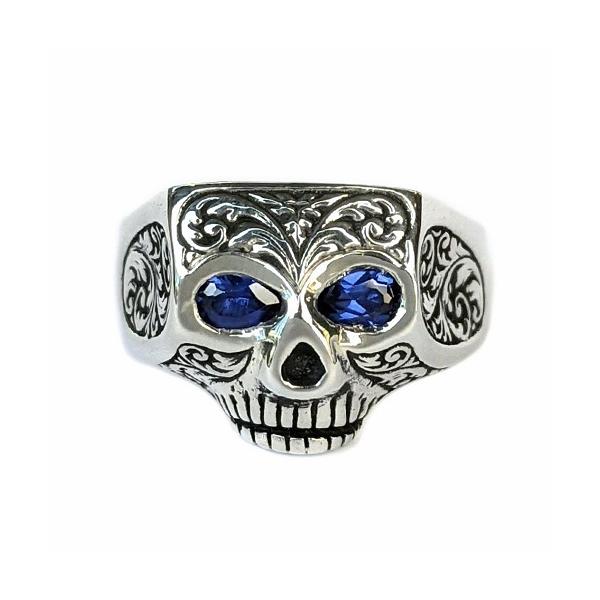 ジムスカル　サファイア　フラッシュポイント　17号 FLASH POINT Flash Point JIM SKULL ENGRAVED-SE-SAPPHIRE : CG