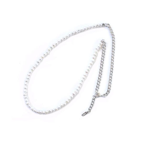 mollive SILVER CHAIN NECKLACE PEARL 佐藤健さん着用