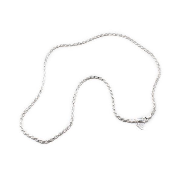 mollive ROPE CHAIN NECKLACE SILVER925