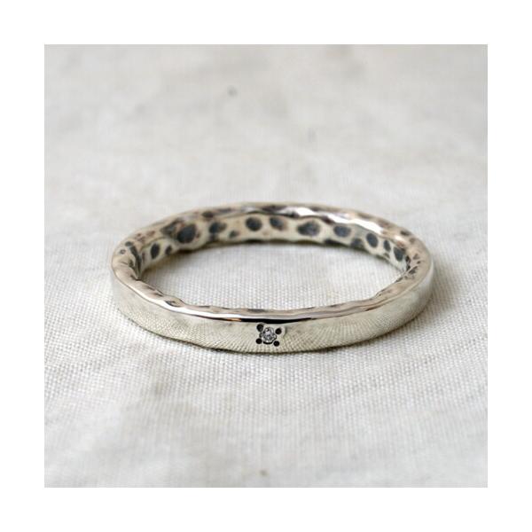 mollive DIA FLAT SILVER SLENDER RING　佐藤健さん着用
