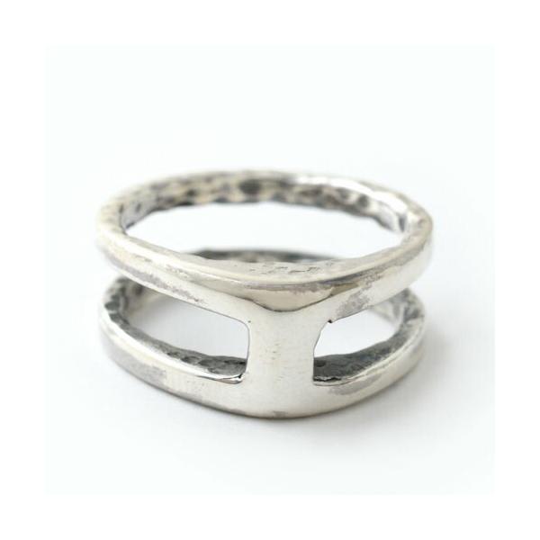 俳優：綱啓永さん着用モデル mollive ARMOR RING-SILVER