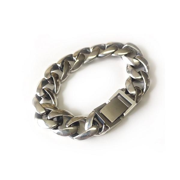 モリーヴ mollive Heavy Oz HEAVY KIHEI CHAIN BRACELET XL(名入れ可能 