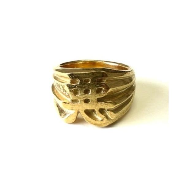 mollive HeavyOZ BAD LUCK AKU RING BRASS GOLD