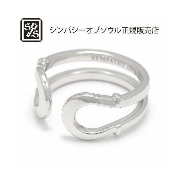 【未使用】シンパシーオブソウル　ダブルホースシューリング　シルバー925 SYMPATHY OF SOUL（シンパシーオブソウル） Double Horseshoe