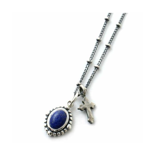 スノーマン向井康二さん着用モデル Vantique RAPIS & CROSS NECKLACE
