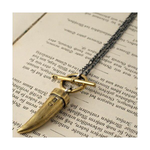 Vantique BRASS HORN NECKLACE