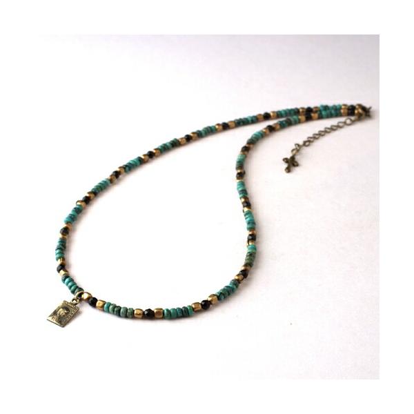 Vantique ONYX TURQUOISE NECKLACE