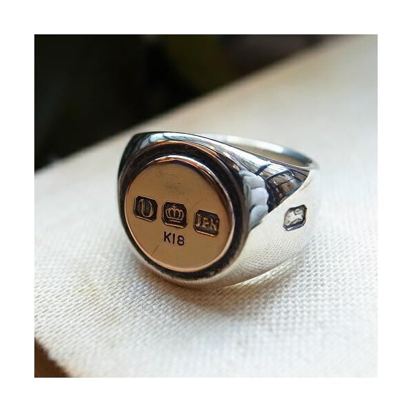 Vantique HALLMARK LARGE 18KPG × SILVER RING