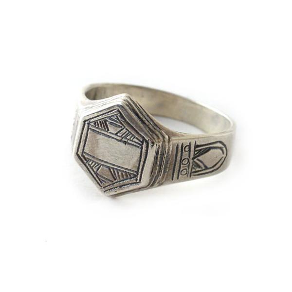 Vantique（ヴァンティーク） Vantique TUAREG SILVER RING HEX : CG