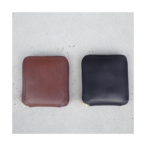 vasco LEATHER VOYAGE ROUND ZIP SHORT WALLET : CG-STORE