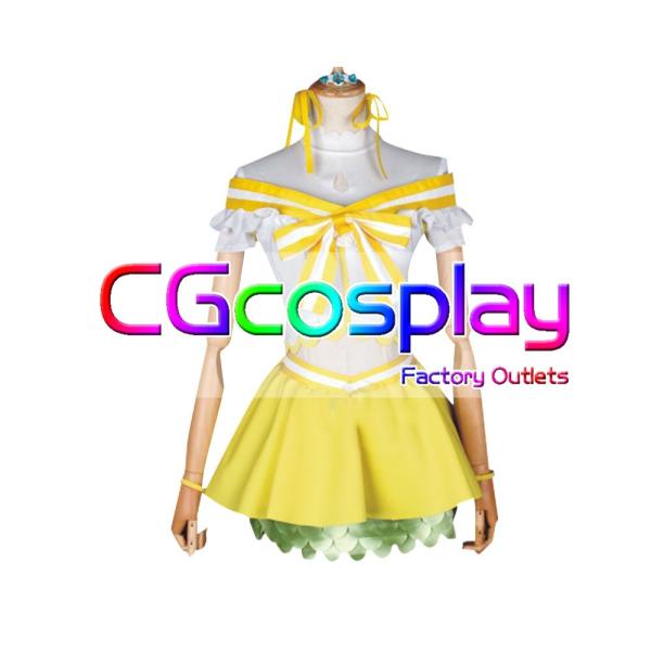 高い素材 新作からsaleアイテム等お得な商品満載 送料無料 激安 コスプレ衣装 ラブライブ 超人気アニメ サンシャイン ラブライブ Aqours 初期 恋になりたいaquarium 覚醒後 国木田花丸 風 コスプレ衣装 Dm532 Cgcosplayコスプレ衣装通販