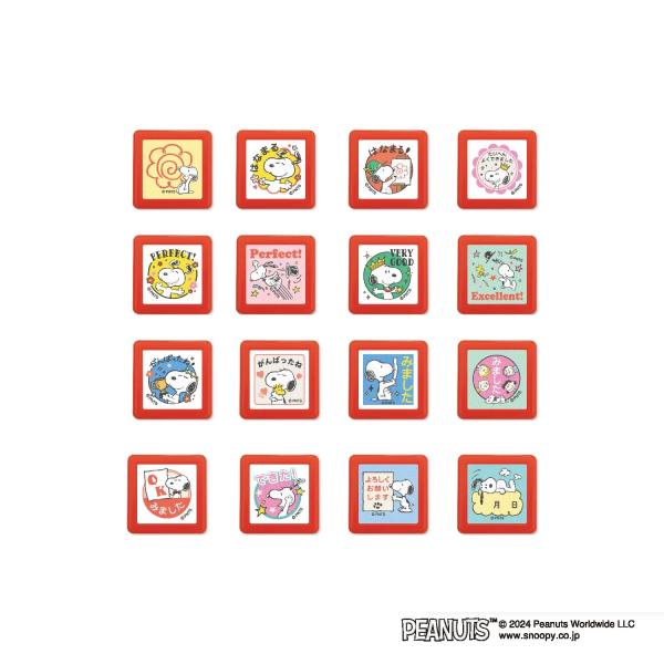 こどものかお　Nスヌーピー浸透印スタンプ
