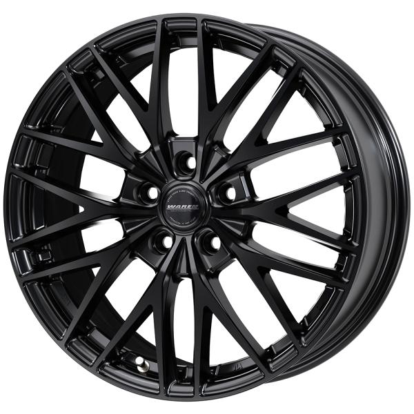新製品 アルミホイール 18インチ 1本価格 18×7.5J +48 5穴 114.3 ホットスタッフ ヴァーレン W07 メタリックブラック