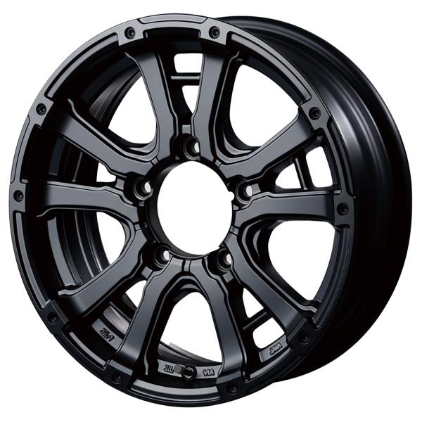 新製品 アルミホイール 15インチ 1本価格 ジムニー シエラ ノマド 15×5.5J +5 5穴 PCD139.7 インターミラノ マッドバーン XR-600S フラットブラック