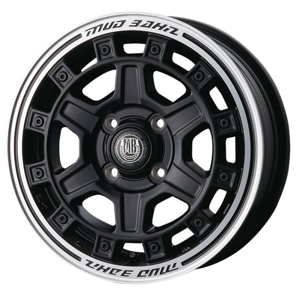 インターミラノ　VOLTEC 15インチ　軽四 cgy_xr710c-1550-45-4h100-mbkrp